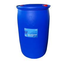 Load image into Gallery viewer, Bauer Blue - Distilled / Demineralized Water - 210L Plastic Barrel - Demineralized according to VDE 0510 &amp; DIN57510
